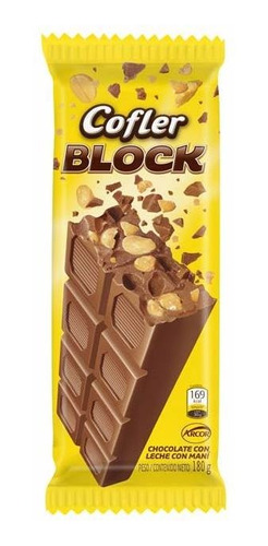 Pack X 36 Unid. Chocolate  Block 170 Gr Cofler Chocolates