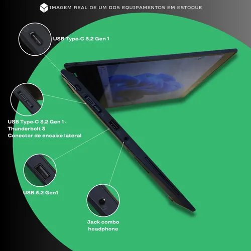 Notebook Lenovo Thinkpad X13 Yoga Gen1 I5 10a Ger 16gb 256gb