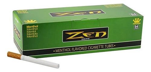 1 Caja - 200pc Zen Extragrande De Tubos De Cigarrillos De Me