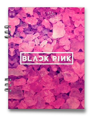 Imagen 2 de 4 de Cuaderno Black Pink 15x20 Cms Media Carta 100 Hojas