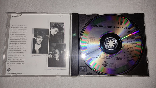 A - Ha - Hunting High And Low Cd 1985 Made In Germany (Usado)