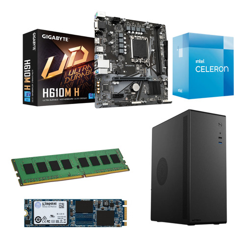 Kit Actualización Intel Celeron G6900 H610ddr5 16g 2t Gab Kt