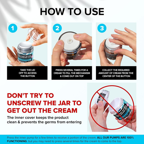 Simplyvital Crema Hidratante Facial De Colágeno Retinol 50ml