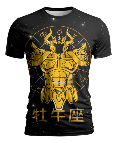 Remera Caballeros Zodiaco Aldebarán De Tauro Saint Seiya 