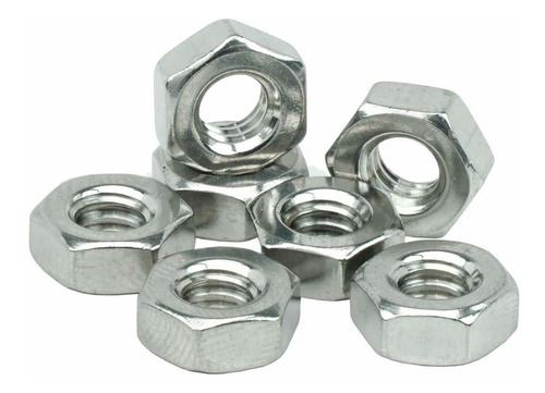 #6-32 Machine Hex Nut (7/64 Height) 18-8 Stainless Steel Coa