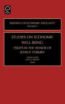 Libro Studies On Economic Well Being - Yoram Amiel