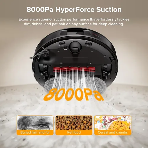 Roborock Qrevo Series Robot Vacuum And Mop, 8000pa Suctio...