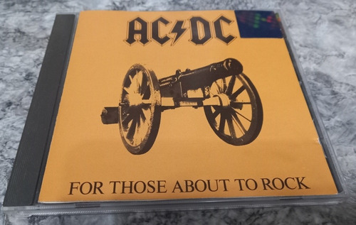 Ac Dc : For Those About To Rock (cd-ger) 1981 - 1ra Edicio 
