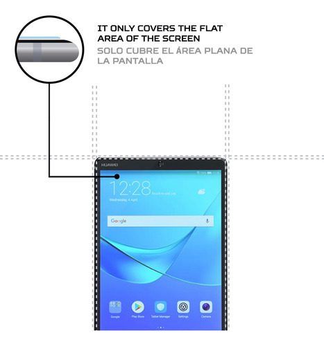 Protector De Pantalla Antishock Para Huawei Mediapad M5 8