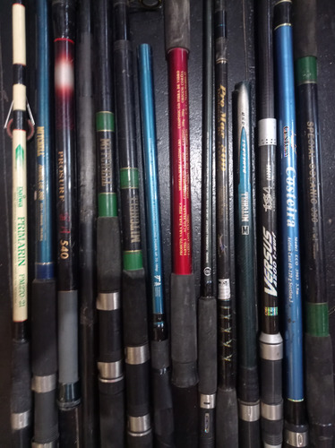 Lote 20 Varas Pesca Mar Com Defeitos Para Reparar Surf Cast (Usado)