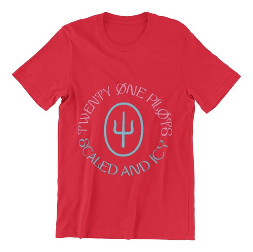 Polera Unisex Twenty One Pilots Scaled Icy Estampado Algodon