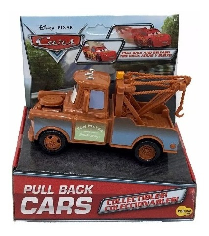 Auto A Fricción Pull Back Cars Mater 13cm Original!!