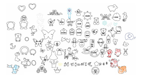 Arquivos Cnc Decoração Quarto Menino E Menina Corel Draw