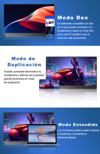 Monitor Gaming Portátil 18.5'' Fps, Pantalla Secundaria