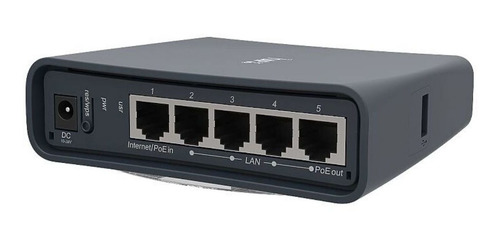 Imagen 4 de 4 de Access point interior MikroTik RouterBOARD hAP ac lite tower RB952Ui-5ac2nD-TC negro