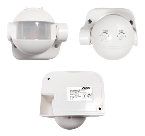 Sensor Detector Movimiento Infrarrojo Apto Led 180° P