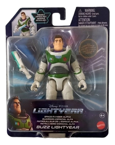 Buzz Lightyear Guardián Espacial Alfa Disney Pixar Mattel