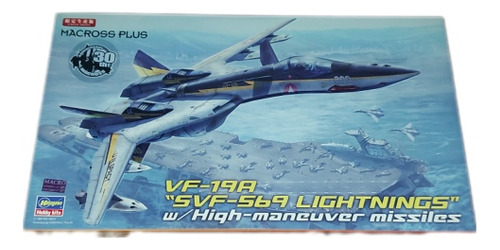 Macross Plus. Hasegawa 1/72. Vf-19a Svf Lightnings. Nuevo.