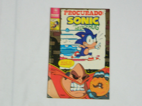Procurado Sonic The Hedgehog Gibi Hq Revista Nº 3 Edi Escala