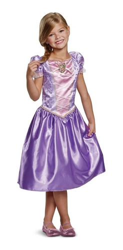 Disfraz Princesa Disney Rapunzel Original Talla S/p (4-6)