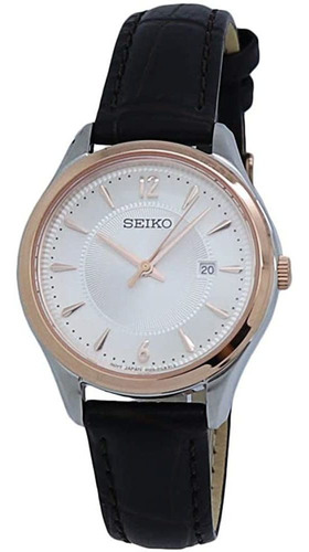 Reloj Mujer Seiko Sur428 Cuarzo Pulso Negro Just Watches