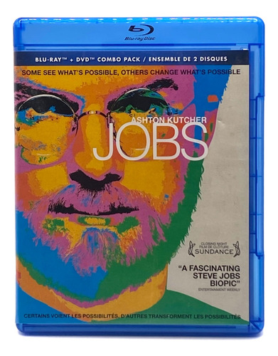 Blu-ray + Dvd Jobs / Película 2013 / Como Nueva 