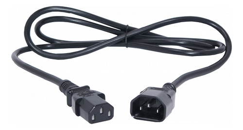 Cable De Poder Negro 1,5mt C13/c14 6a Clickbox