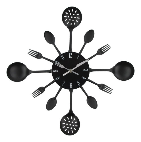 Amazlife Reloj De Pared De Cubiertos De Cocina De 16 Pulgad.