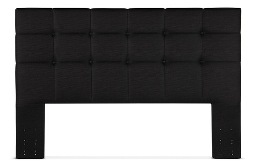Set Respaldo King + Veladores Rosen Issey Grafito