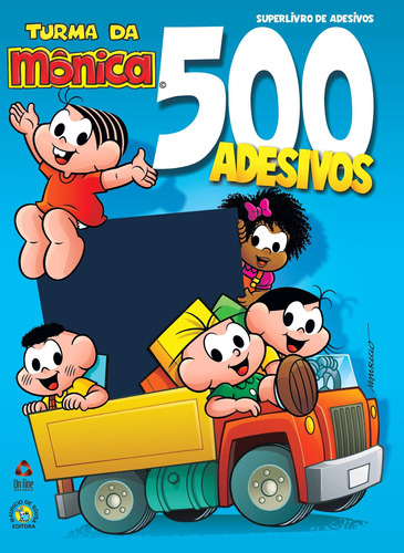 Turma da Mônica Superlivro de Adesivos: 500 adesivos, de () On Line a. Editora IBC - Instituto Brasileiro de Cultura Ltda, capa mole em português, 2022
