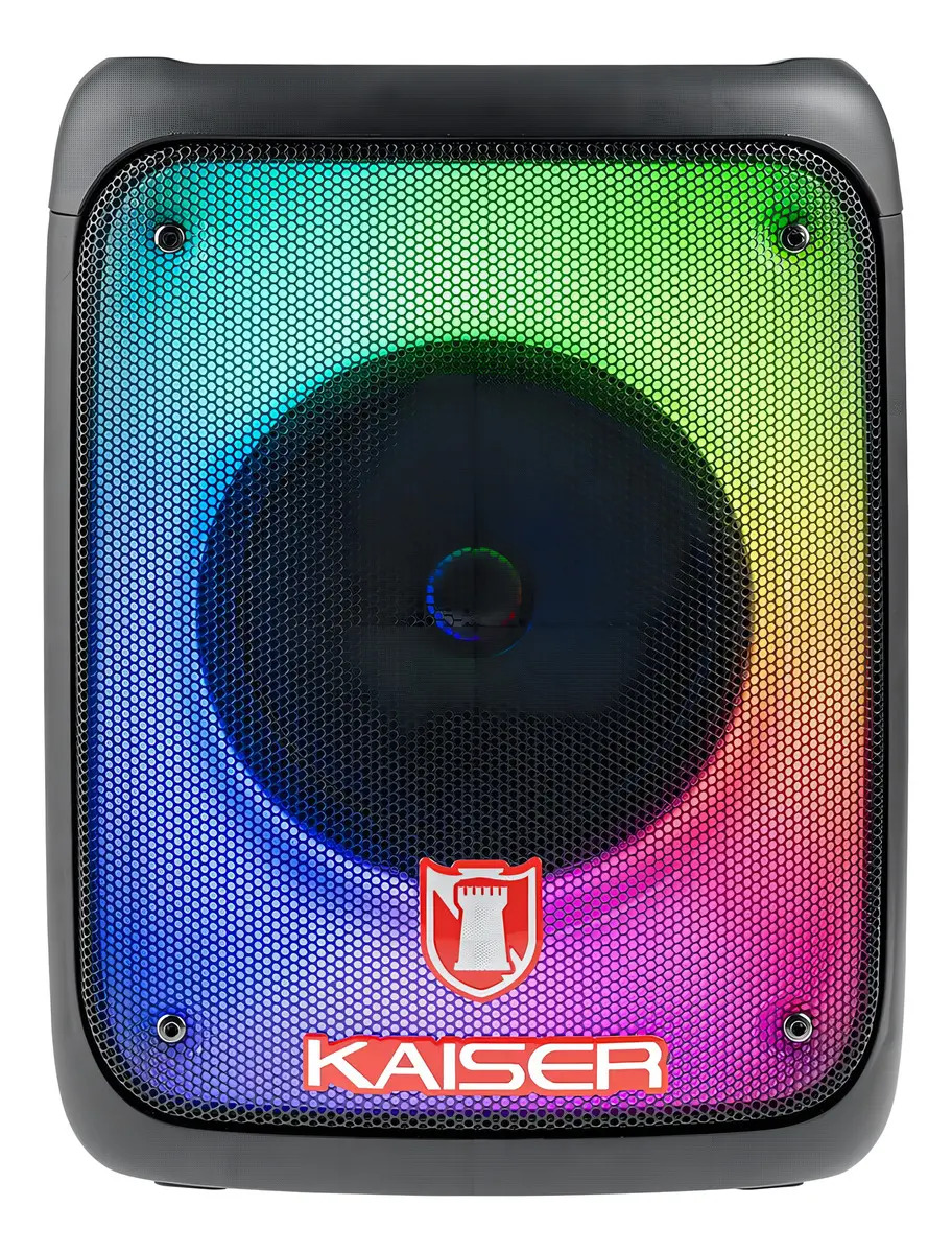 Bafle Kaiser KSW-7005 12W RMS Bluetooth 5.1 Luces LED Multicolor