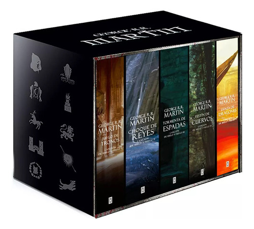 Box Set Juego De Tronos 5 Libros Game Of Thrones Español