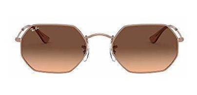 Ray-ban Rb3556n Gafas De Sol Planas Octagonal, D7cjx