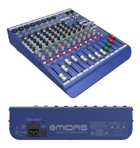 Consola Mixer 12 Canales Midas Dm12