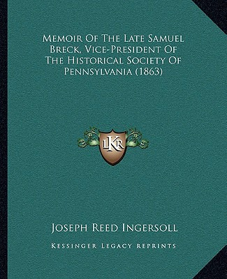 Libro Memoir Of The Late Samuel Breck, Vice-president Of ...