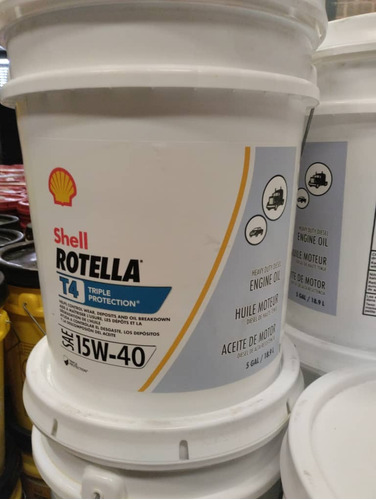 Aceite Shell 15w40 Rotella T4 Importado Usa En Oferta Ref100