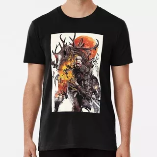 Remera Póster Película The Witcher 3 Wild Hunt Algodon Premi