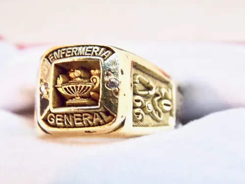 Anillo Graduaci n Enfermer a General Plata .925