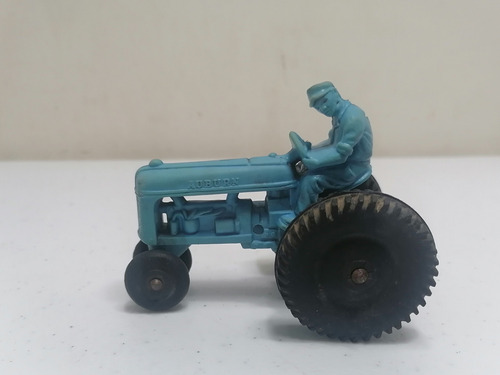 Auburn Rubber Toys Tractor Azul Vinil 10cm 