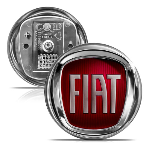 Emblema Grade Radiador Fiat Doblo Idea Adventure - Com Paraf