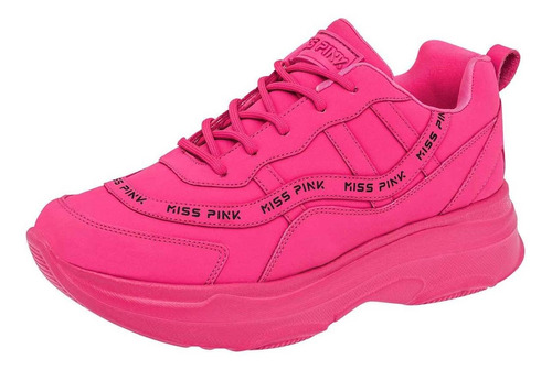 Tenis Chunky Miss Pink Emily Color Rosa Para Mujer Tx6