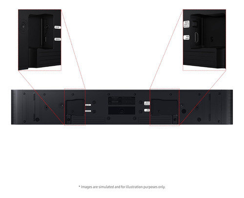 Barra De Sonido S60d 5.0ch Con Audio Dolby Atmos Inalámbrico