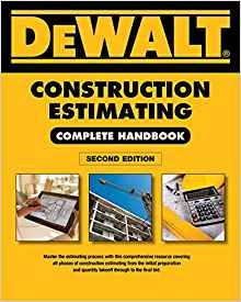 Dewalt Construction Estimating Complete Handbook Excel Estim