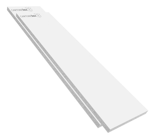 Foam Board Branco Kit C/ 2 Placas 91x26 Cm 5mm 26x91