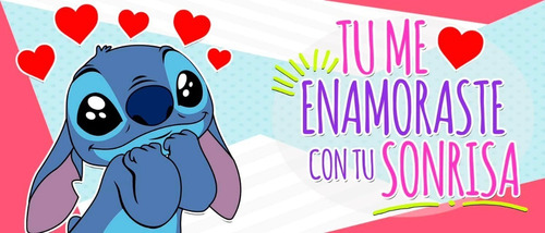Tazon Taza Personalizada Stitch Tu Me Enamoraste 