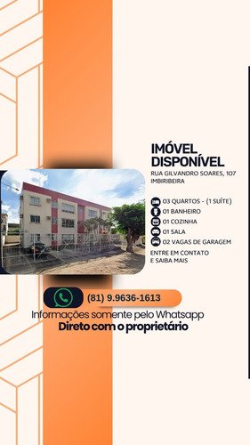 Apatamento 73m2 - Imbiribeira A 500m Da Lagoa Do Araçá E Da Nova Ponte Com A Av. Recife