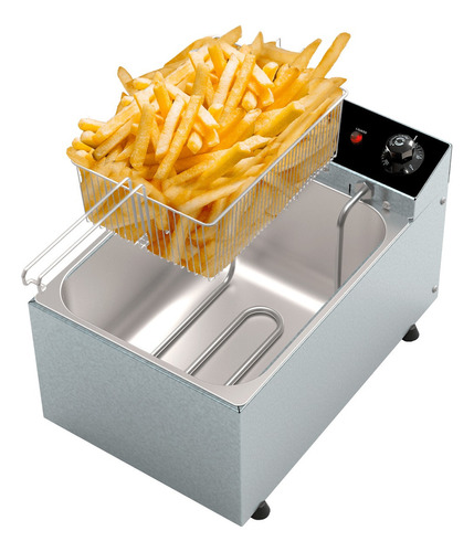 Fritadeira Industrial Elétrica para Batatas Fritas 5L