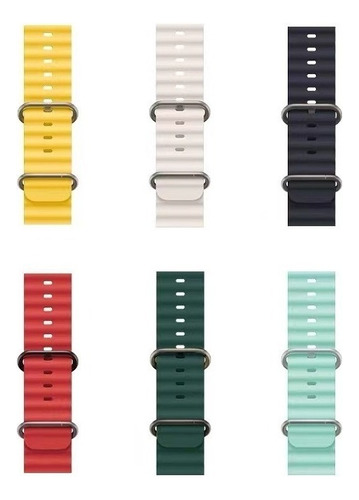 Correa For Apple Watch Iwatch Serie 8 Ultra Ocean Set