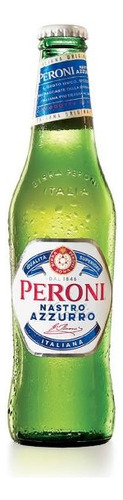 Caja Cerveza Italiana Peroni Nastro Azurro Botella 24u