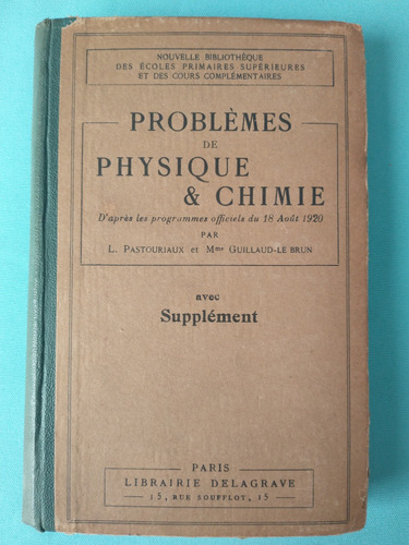 Problemas De Physique & Chimie
